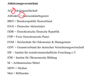 Beispiel Abbildungsverzeichnis 1